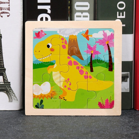 Kids Wooden Animal Puzzle Toys