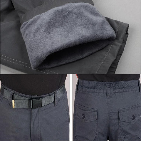 Winter Thick Fleece Casual Pants
