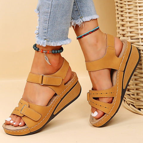 Women Soft Bottom Wedge Heels Sandals