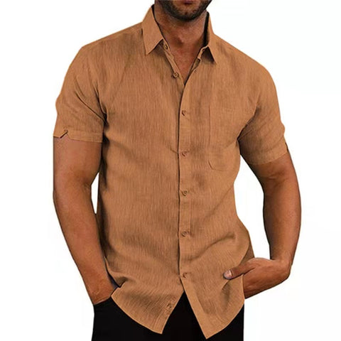 Summer Cotton Linen Shirts