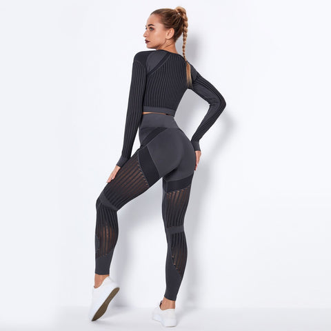 Women's Sports Gym Leggings Sets