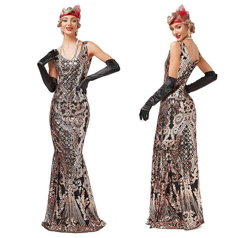 Women Mermaid Cocktail Evening Dress