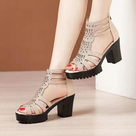 Woman Heels Gladiator Sandals
