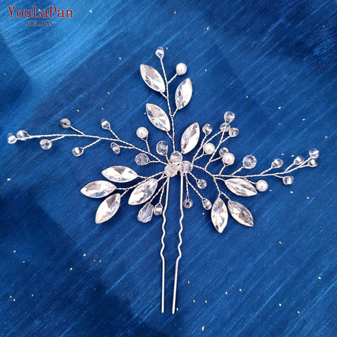 Women Crystal Bridal Hair Clips
