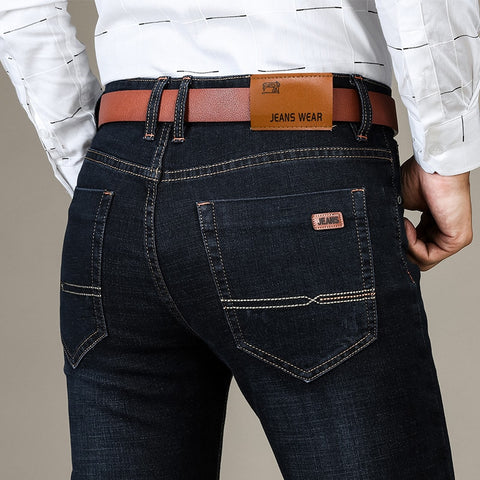 Men Casual Straight Stretch Fashion Trousers