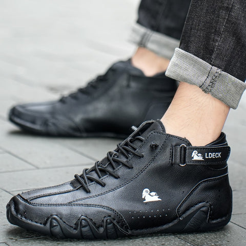 Men Leather Casual Shoes