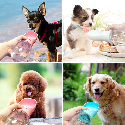 Portable Pet Dog Feeding Bottle For Small Large Dog