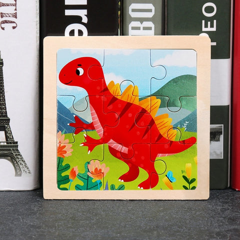Kids Wooden Animal Puzzle Toys