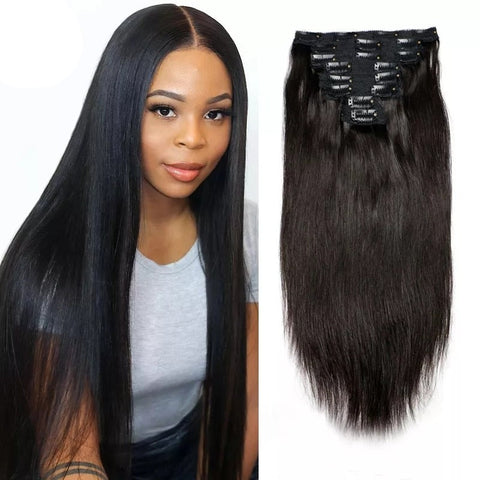 New Clip In Extensions Human Hair