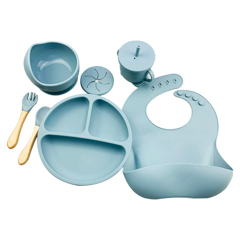 Baby Soft Silicone Feeding Set