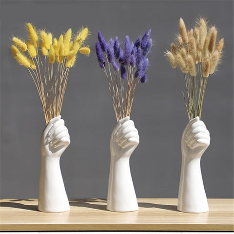 Nordic style Hand Flowers Vase