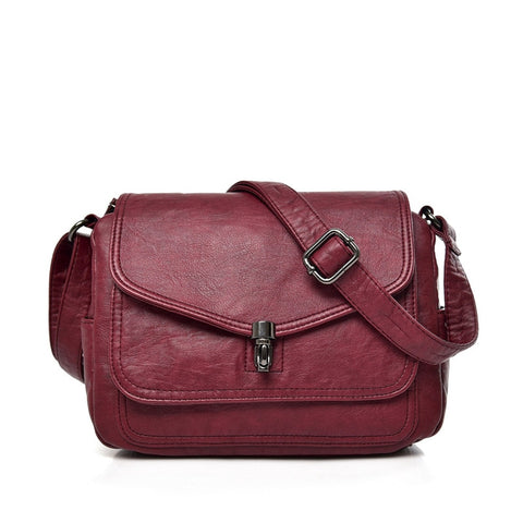 Women Vintage Soft Leather Shoulder Bags