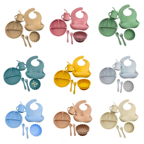 Baby Soft Silicone Feeding Set