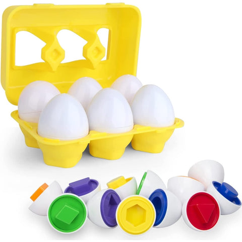 6PCS Color Shape Recognition Toddler Educational Toys
