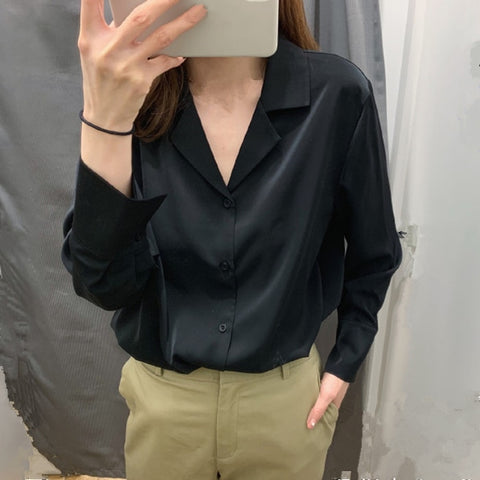 Womens Long Sleeve Blouses Shirt