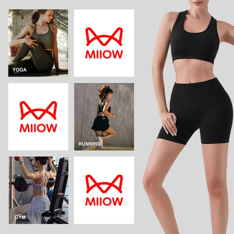 Seamless Sports Yoga Shorts Sets