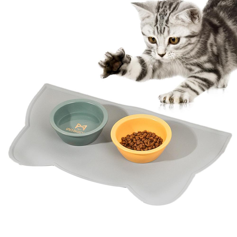 Dog Cat  Silicone Waterproof Food Mat