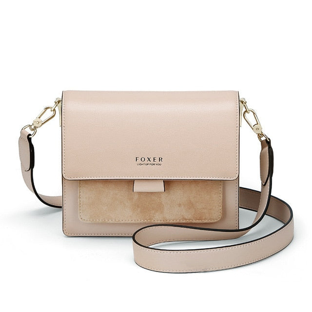 Women Split Cow Leather Shoulder Bags