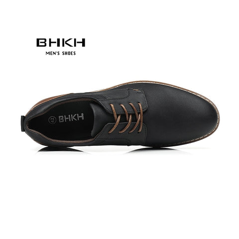 Men Pu Leather Breathable Casual Shoes