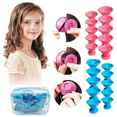 Soft Rubber Hair Care Rollers
