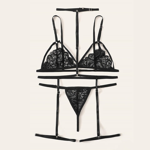 Women 3 Pieces Lingerie Set