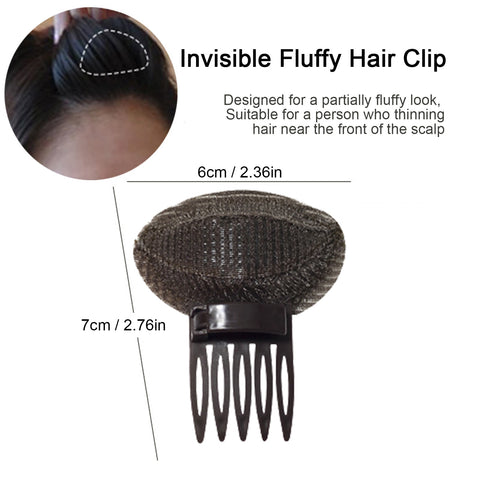 Women Invisible Fluffy Hair Clip