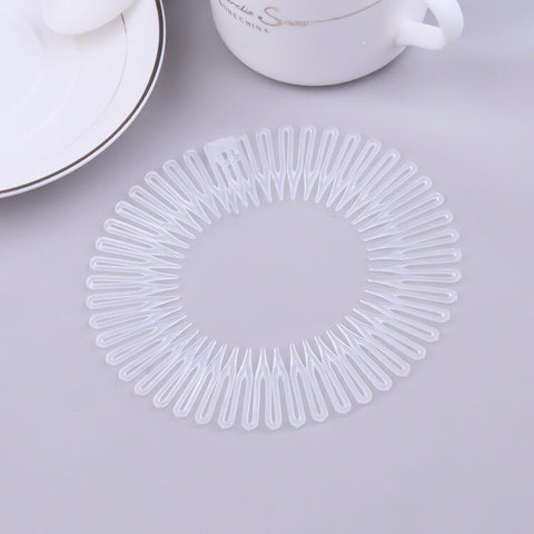 Plastic Full Circle Hair Comb