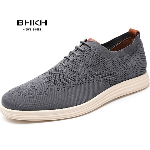 Male Summer Knitted Mesh Sneakers  Shoes