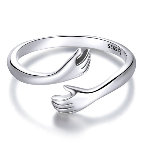 Hug Warmth and Love Hand Adjustable Ring for Women