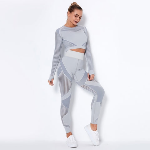 Women's Sports Gym Leggings Sets