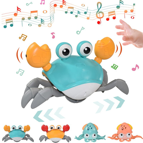 Kids Induction Escape Crab Octopus Crawling Toy