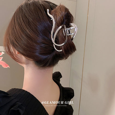 Women Metal Geometric Hair Claw