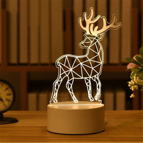 Love 3D Led Lamp