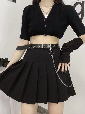 Women Plaid Tennis Skirt