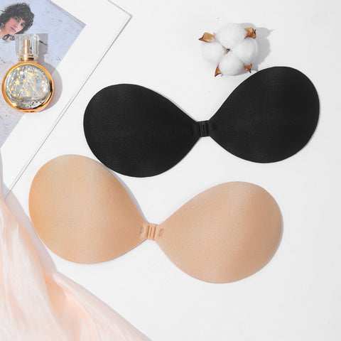 Women Closure Sticky Backless Strapless Bra