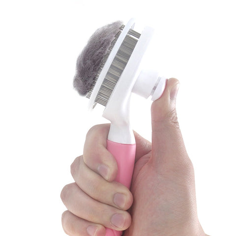 Cat Dog Stainless Steel  Hair Brush