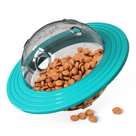 Dog Fun Flying Saucer Food Ball