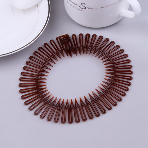 Plastic Full Circle Hair Comb
