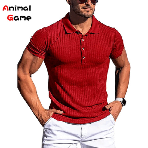 Turn-Down Collar T-shirt