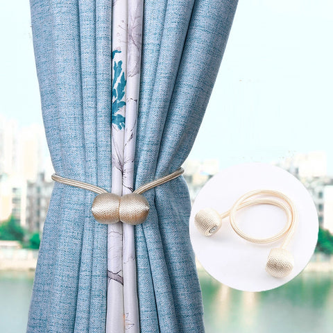 Magnetic Ball Curtain Tiebacks