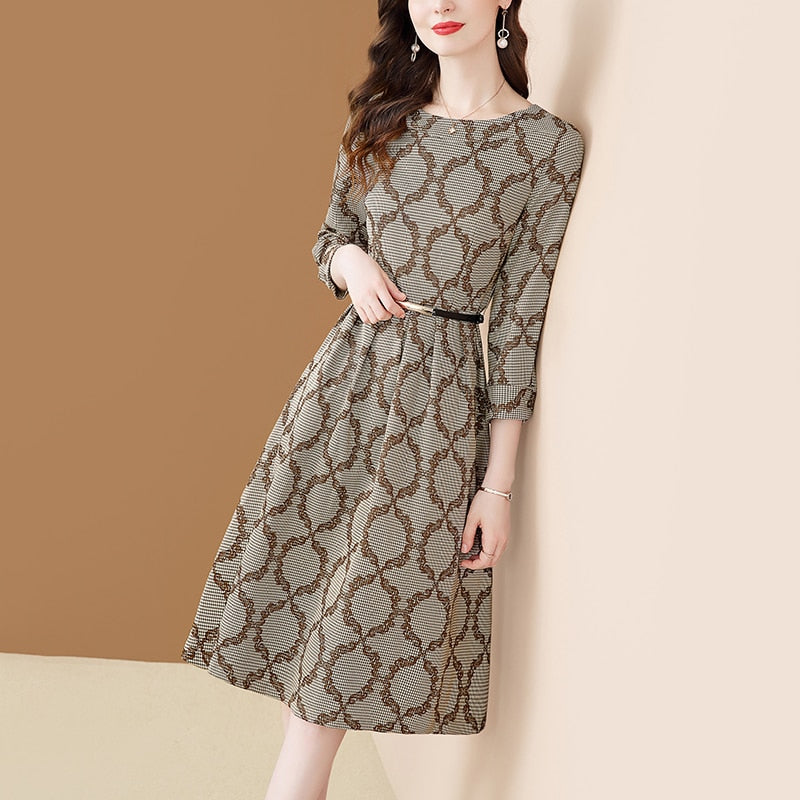 Women Long Sleeve Winter Dress