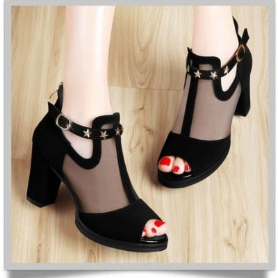 Women Toe Casual Wedding Platform Chunky Sandal