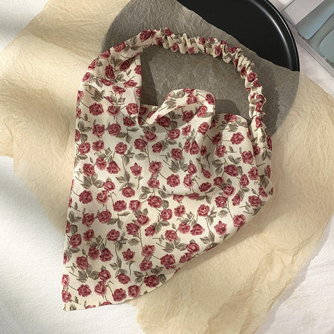 Women Vintage Triangle Head Scarf