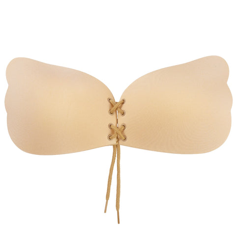 Women Closure Sticky Backless Strapless Bra