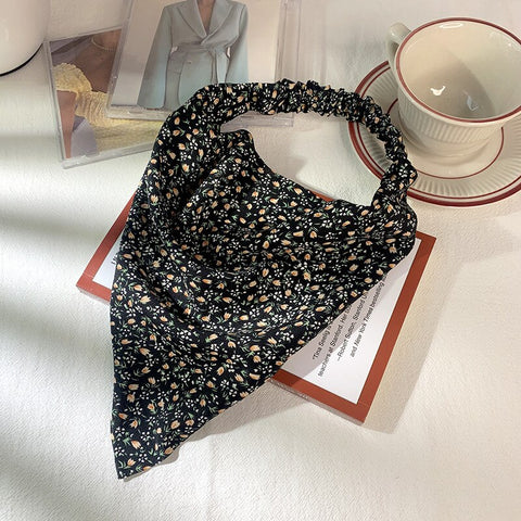 Women Vintage Triangle Head Scarf