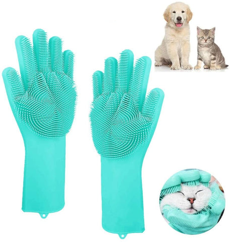 Pet Grooming Cleaning Gloves
