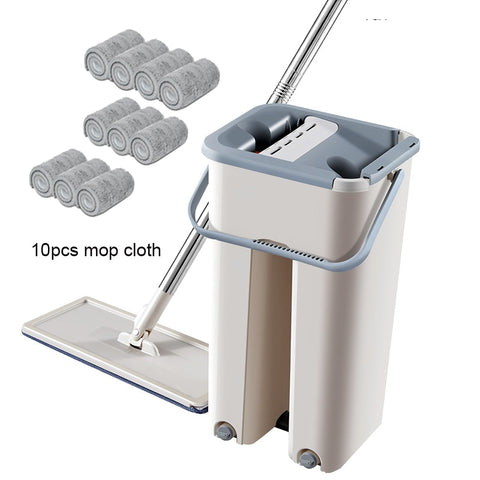 Floor Microfiber Mop with Bucket