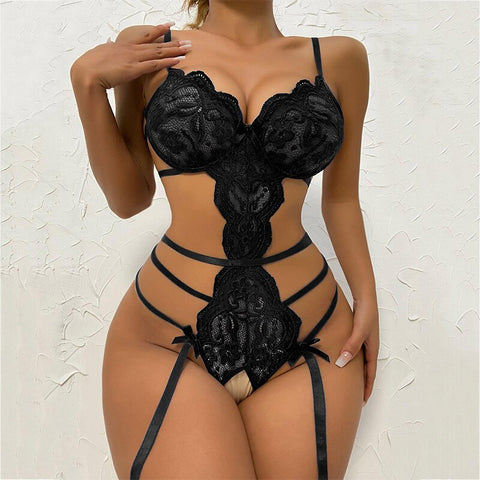 Women Garters Lingerie Set