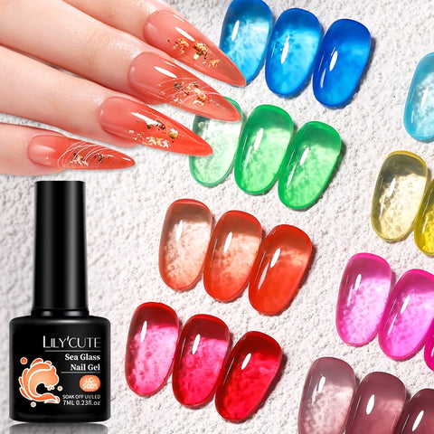 New Jelly Orange Gel Nail Polish