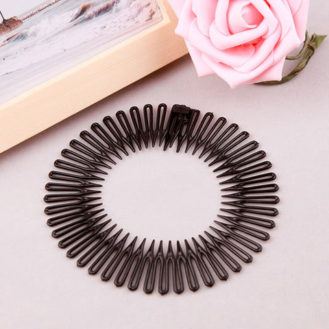 Plastic Full Circle Hair Comb